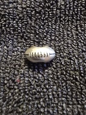 Sterling Silver Football Charm - 925 Stamped